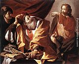Hendrick Terbrugghen Canvas Paintings - The Calling of St Matthew